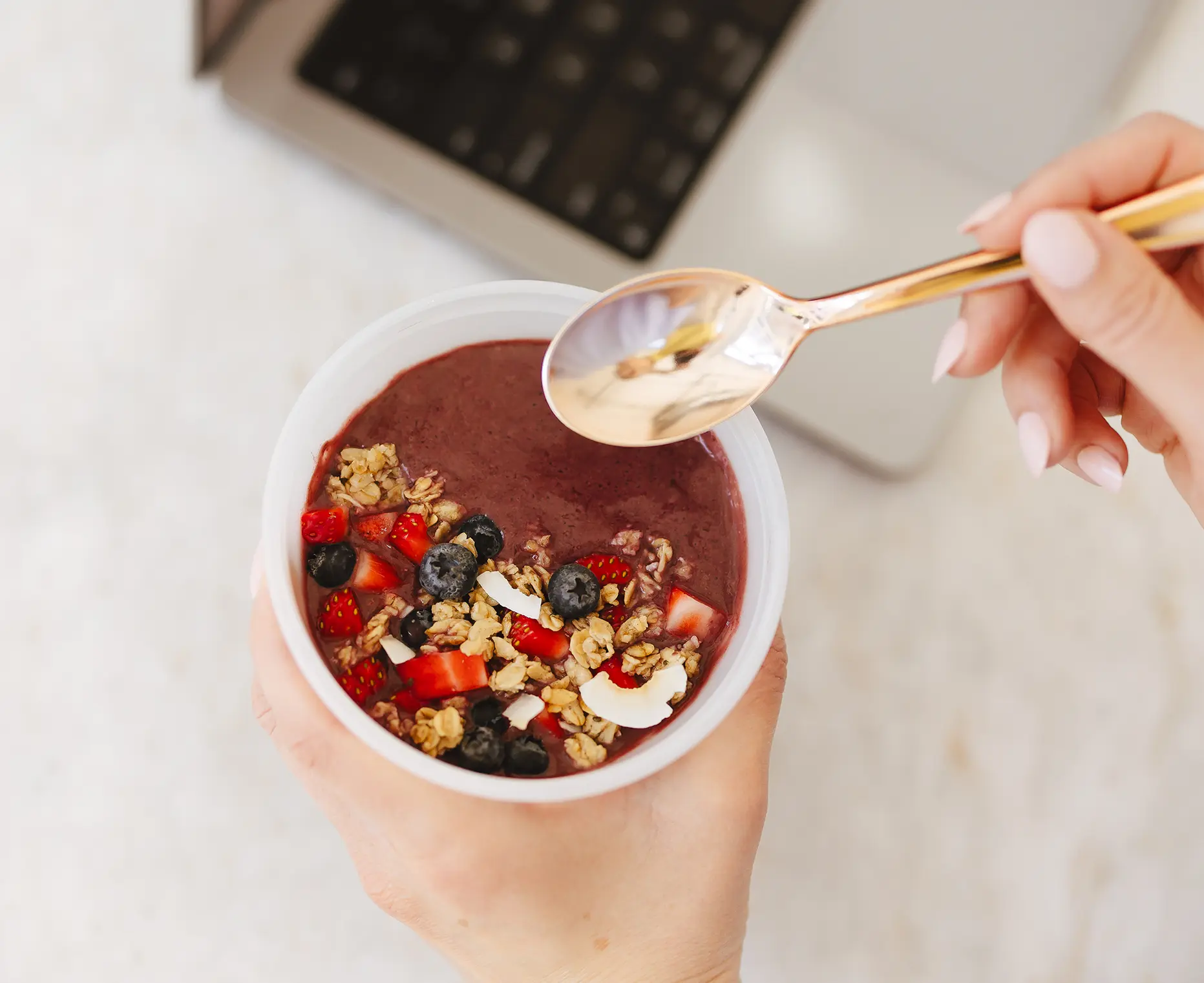 Fruit & Granola Topped Açaí Bowl – Açaí Blend - Image 3