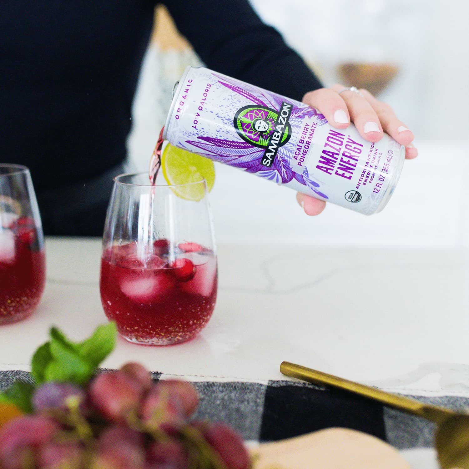 Low Calorie Açaí Pomegranate Amazon Energy Drink - Image 3